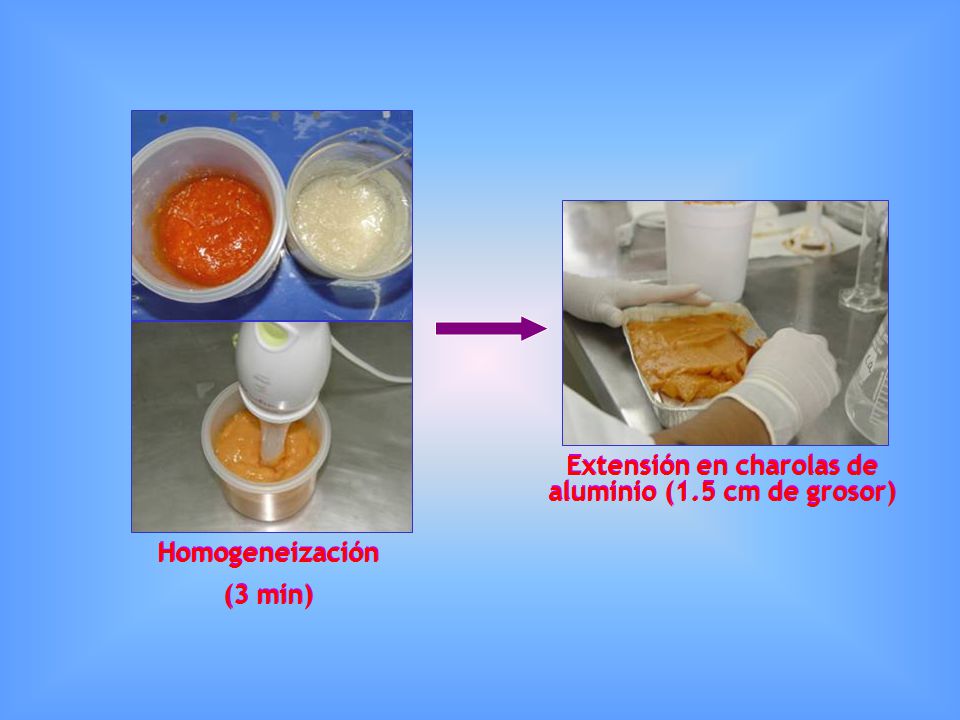 Extensión en charolas de aluminio (1.5 cm de grosor)