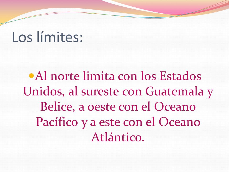 Los límites: