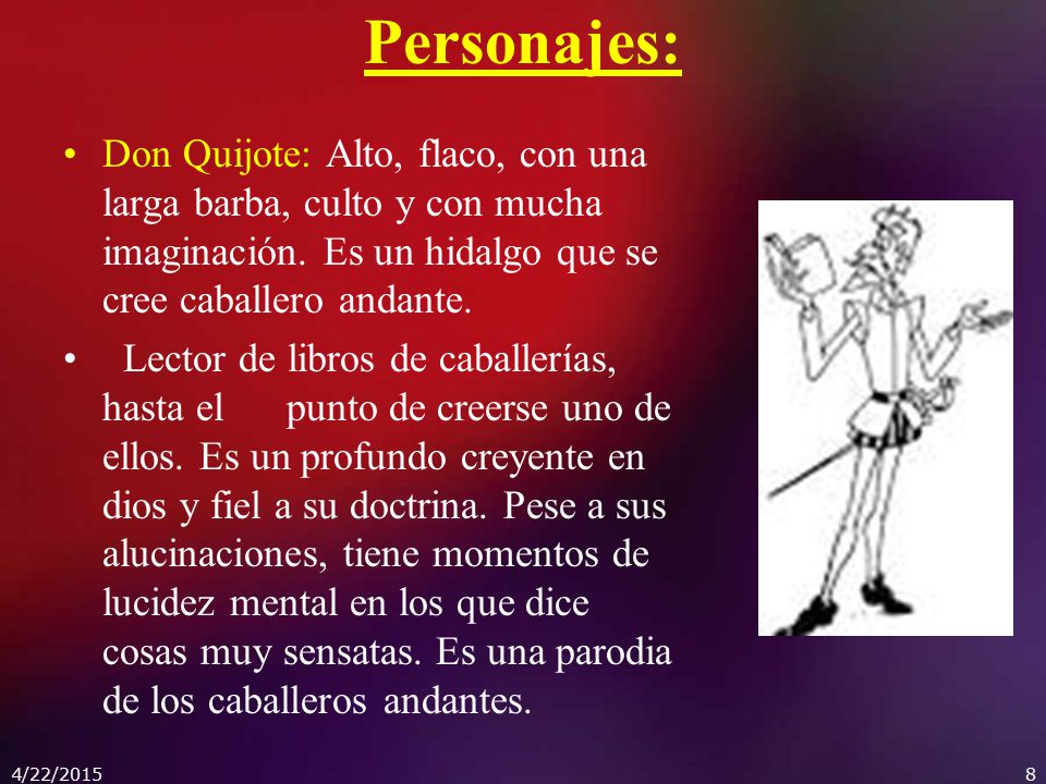 Don Quijote De La Mancha Ppt Descargar