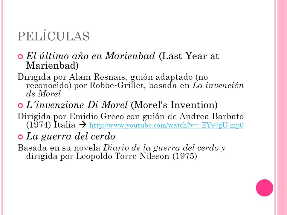 PELÍCULAS El último año en Marienbad (Last Year at Marienbad)