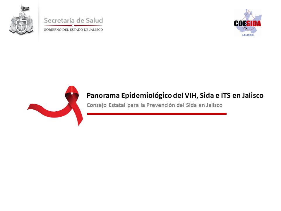 Panorama Epidemiológico del VIH, Sida e ITS en Jalisco