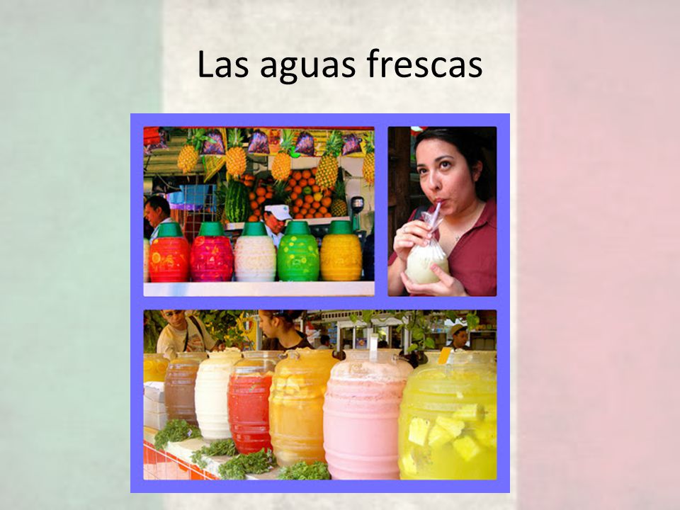 Las aguas frescas