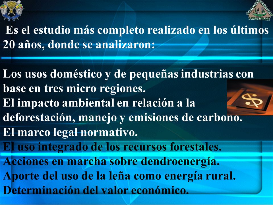 El marco legal normativo. El uso integrado de los recursos forestales.