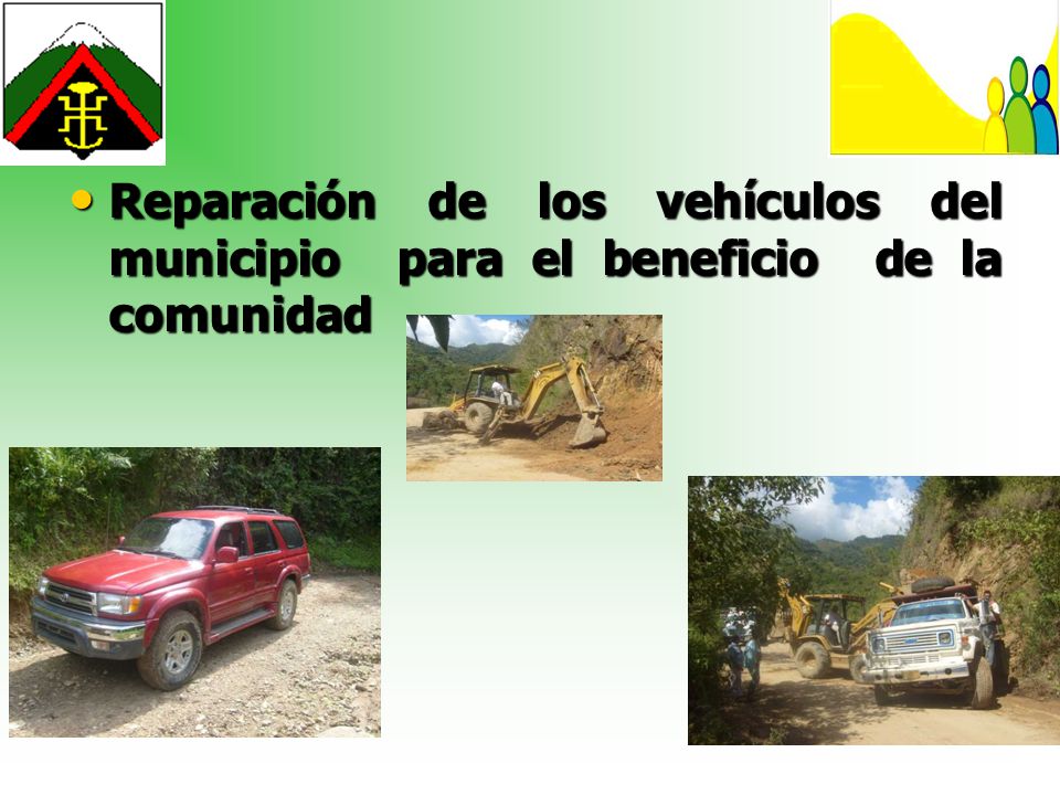 Reparación de los vehículos del municipio para el beneficio de la comunidad