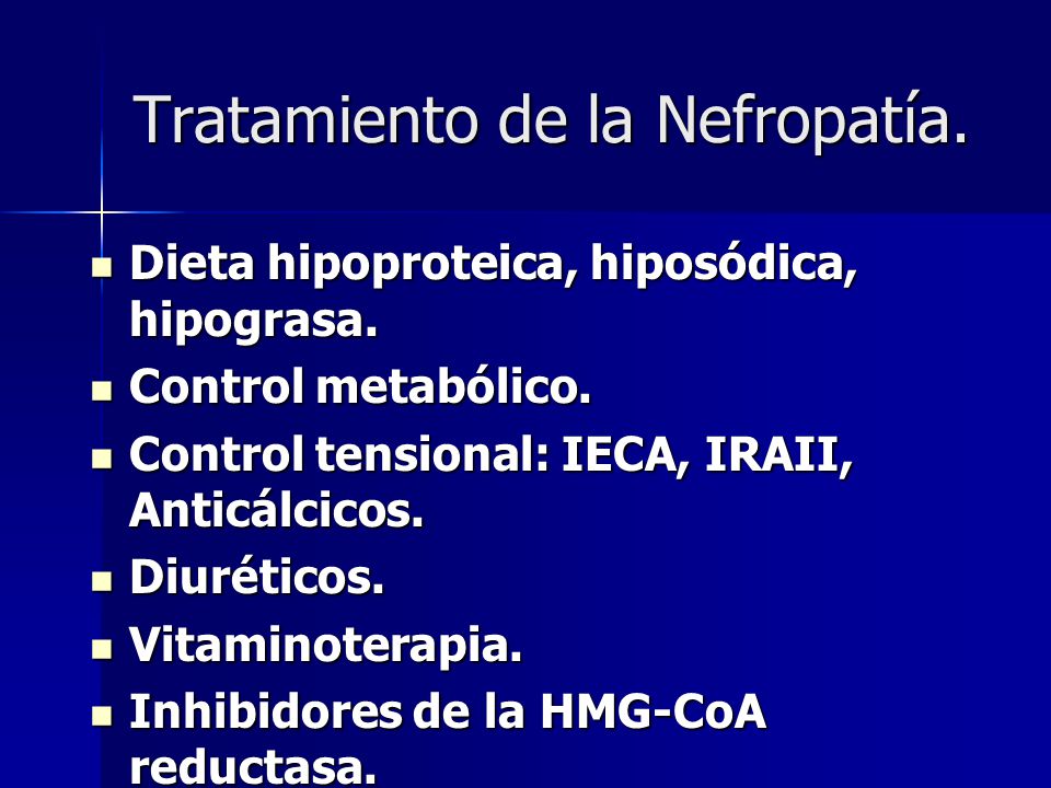 diabetes y nefropatia tratamiento)