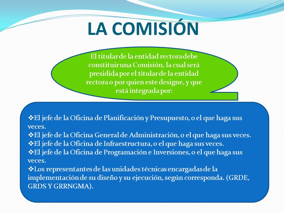 LA COMISIÓN