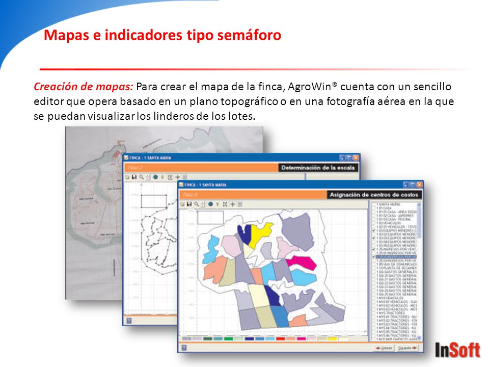 Mapas e indicadores tipo semáforo