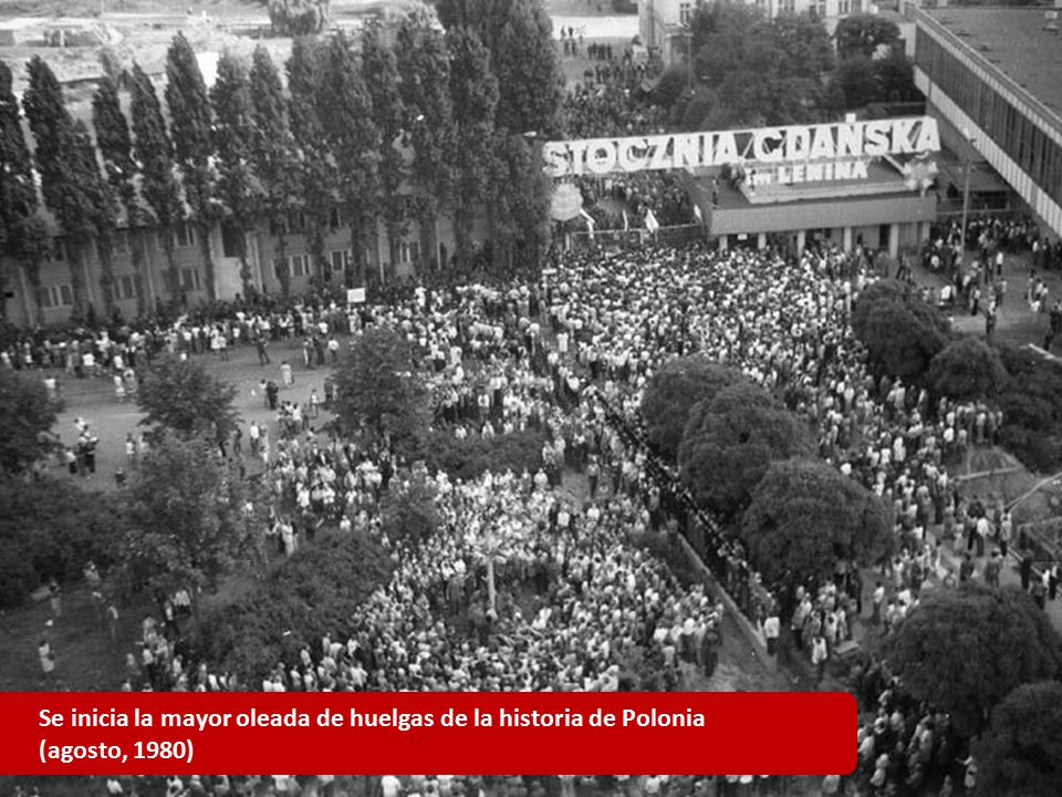 Se inicia la mayor oleada de huelgas de la historia de Polonia