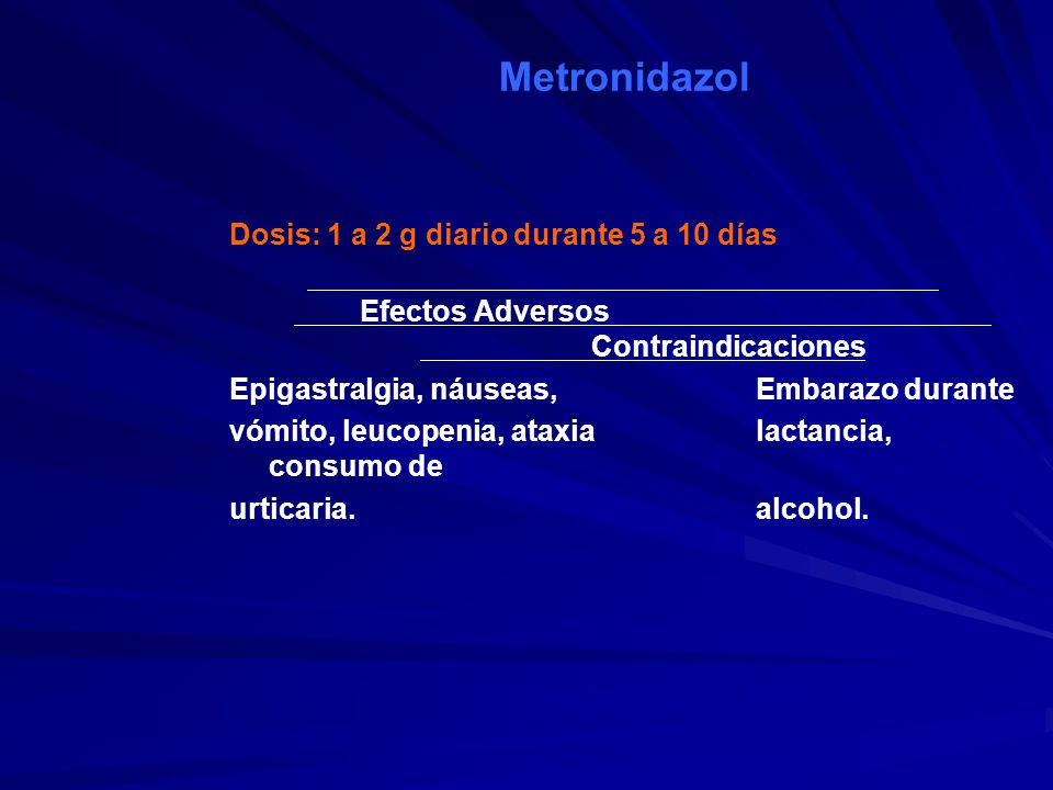 Efectos Adversos Contraindicaciones