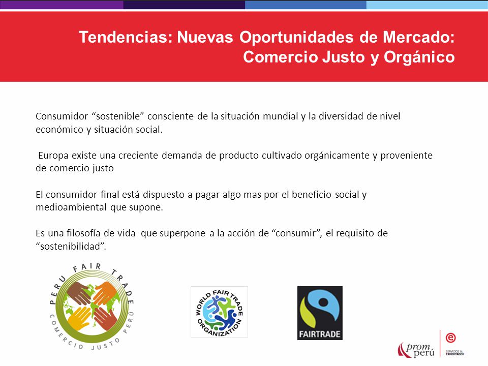 Tendencias: Nuevas Oportunidades de Mercado: Comercio Justo y Orgánico