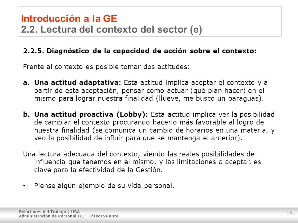Introducción a la GE 2.2. Lectura del contexto del sector (e)