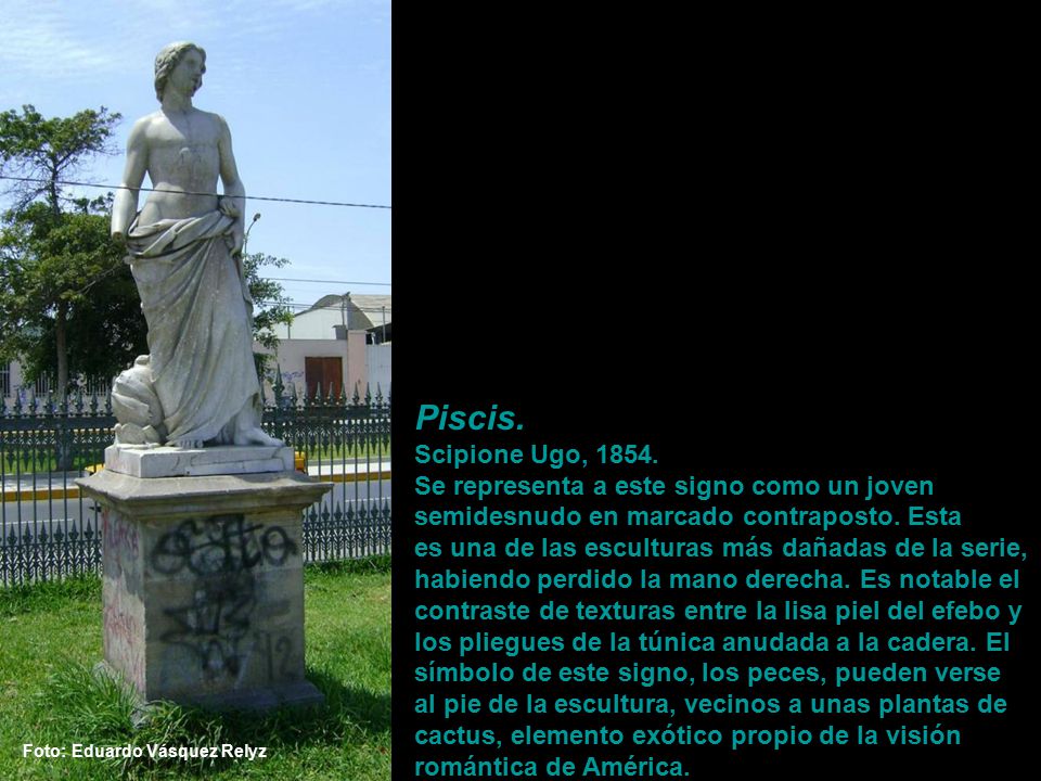 Piscis. Scipione Ugo, Se representa a este signo como un joven