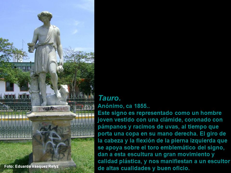 Tauro. Anónimo, ca Este signo es representado como un hombre