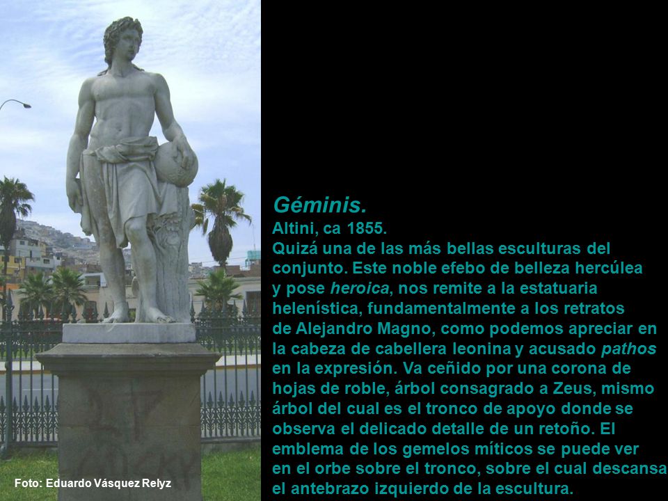 Géminis. Altini, ca Quizá una de las más bellas esculturas del