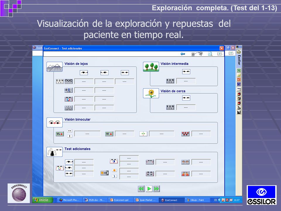 Exploración completa. (Test del 1-13)