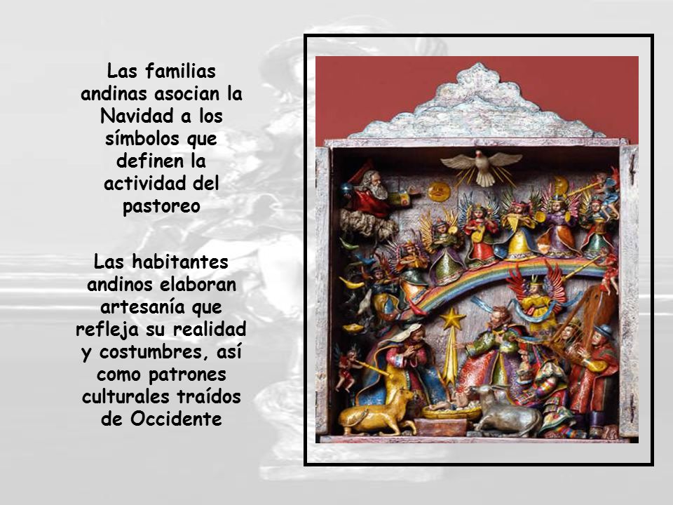 Las familias andinas asocian la Navidad a los símbolos que definen la actividad del pastoreo