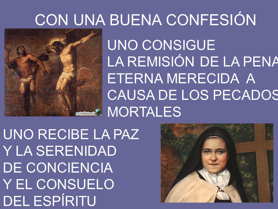 CON UNA BUENA CONFESIÓN