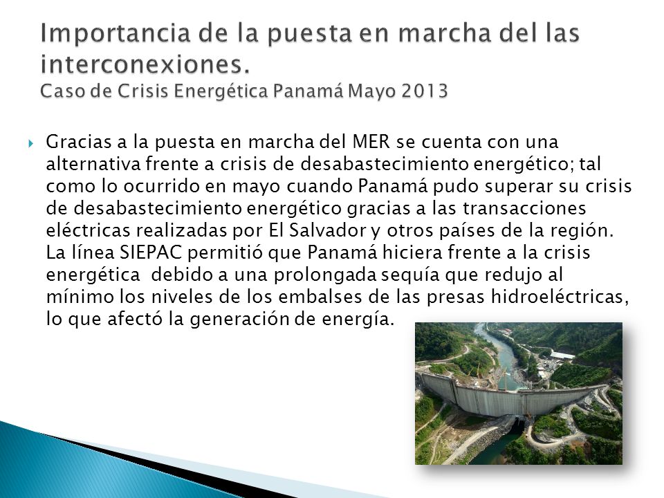 Importancia de la puesta en marcha del las interconexiones