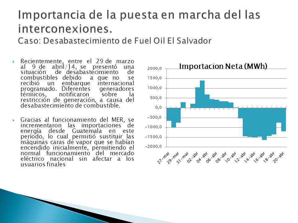 Importancia de la puesta en marcha del las interconexiones