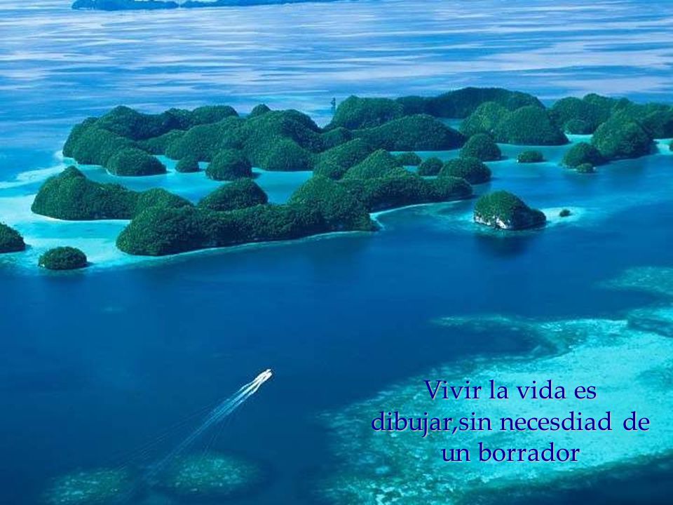 Vivir la vida es dibujar,sin necesdiad de un borrador