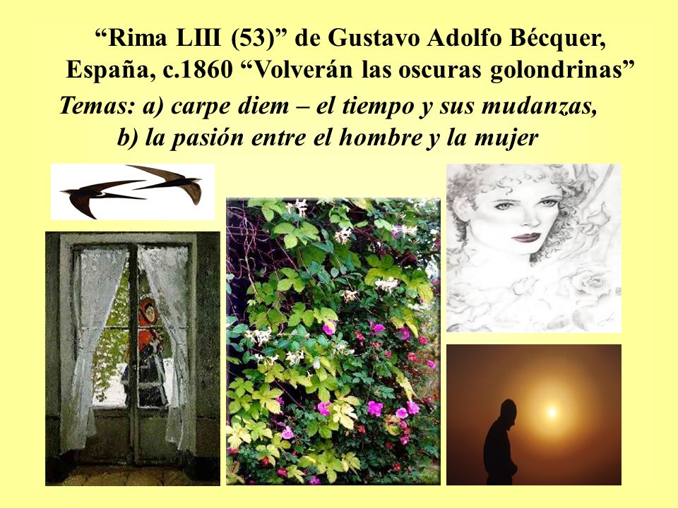 Rima LIII (53) de Gustavo Adolfo Bécquer, España, c