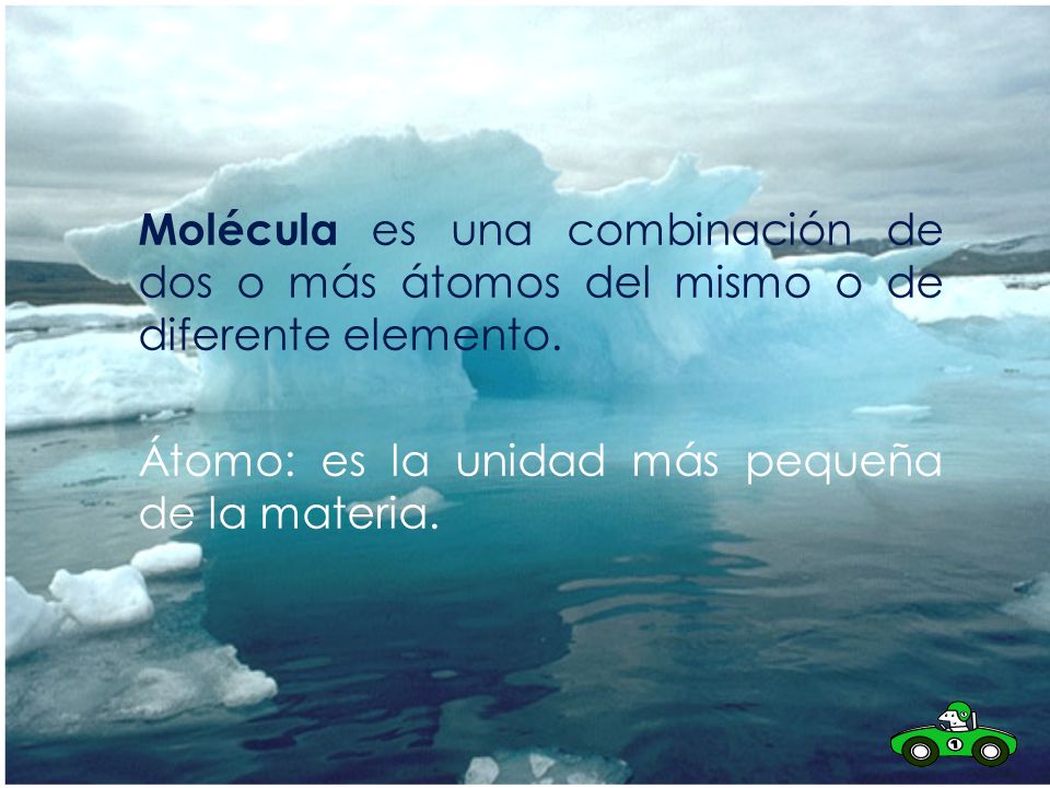 Molécula es una combinación de dos o más átomos del mismo o de diferente elemento.