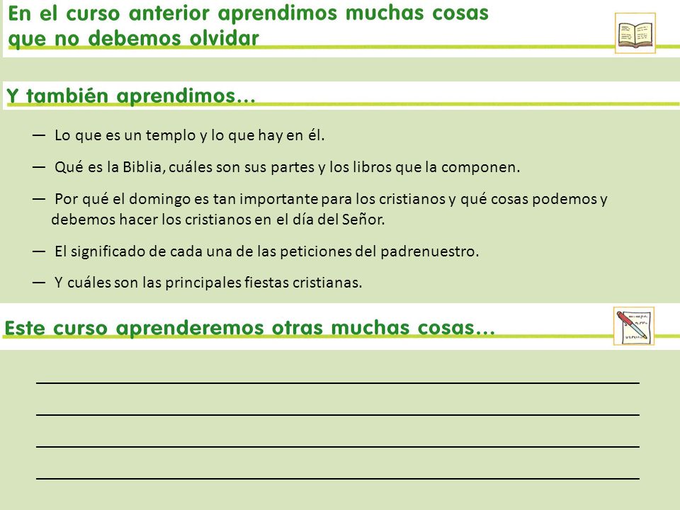Lo que es un templo y lo que hay en él.