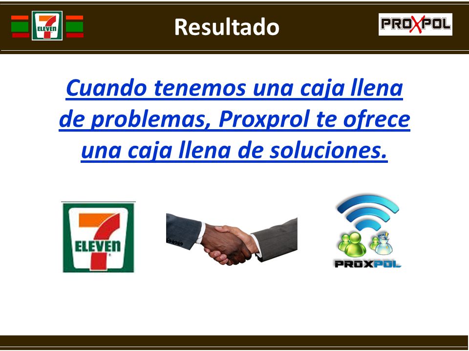 Resultado Cuando tenemos una caja llena de problemas, Proxprol te ofrece una caja llena de soluciones.