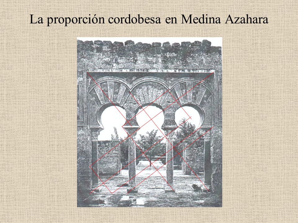 La proporción cordobesa en Medina Azahara