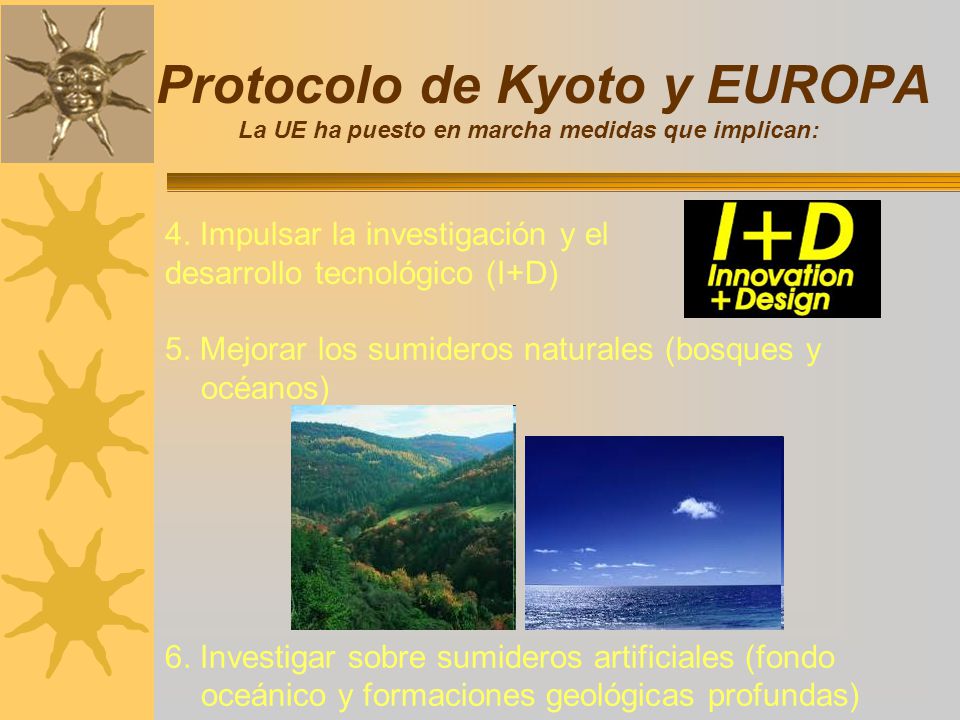 Protocolo de Kyoto y EUROPA La UE ha puesto en marcha medidas que implican:
