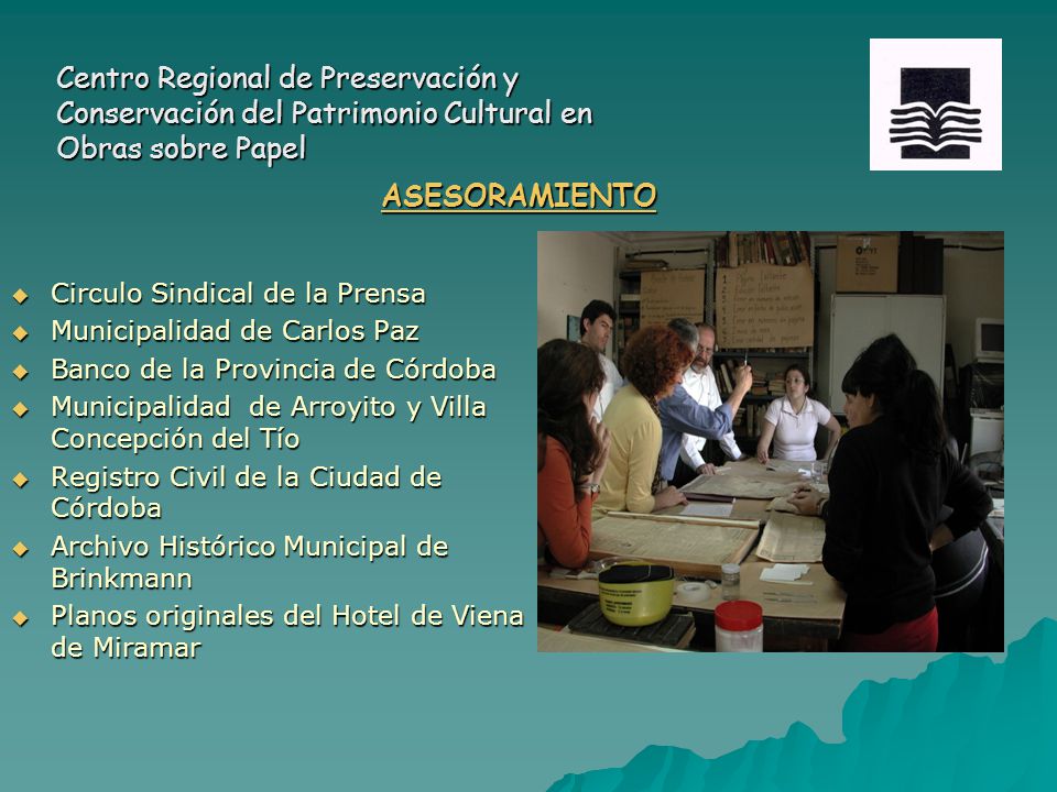 Centro Regional de Preservación y Conservación del Patrimonio Cultural en Obras sobre Papel