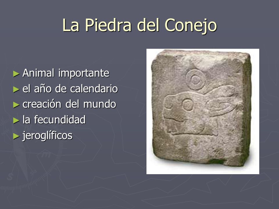 La Piedra del Conejo Animal importante el año de calendario
