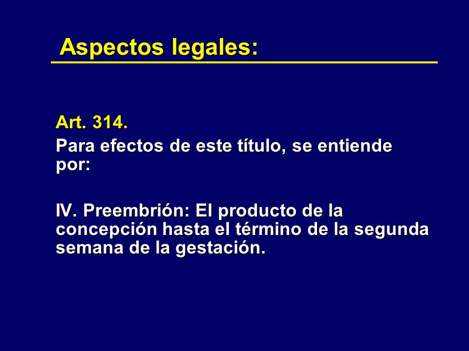 Aspectos legales: Art Para efectos de este título, se entiende por: