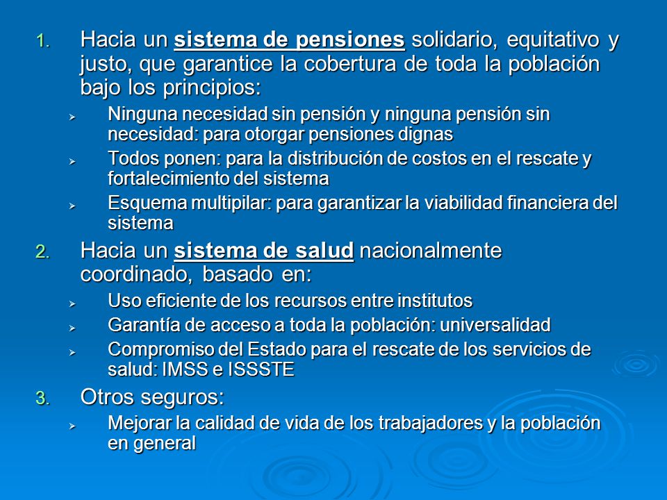 Hacia un sistema de salud nacionalmente coordinado, basado en: