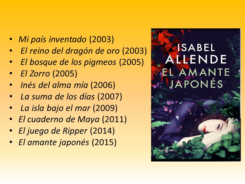 Mi país inventado (2003) El reino del dragón de oro (2003) El bosque de los pigmeos (2005) El Zorro (2005)