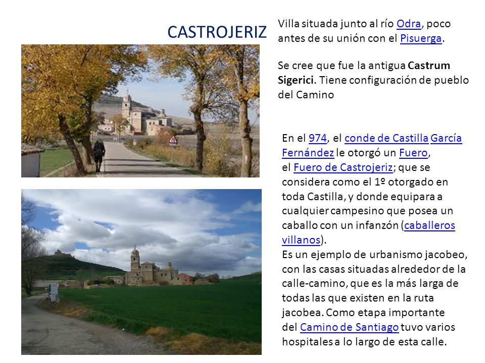 Villa situada junto al río Odra, poco antes de su unión con el Pisuerga.