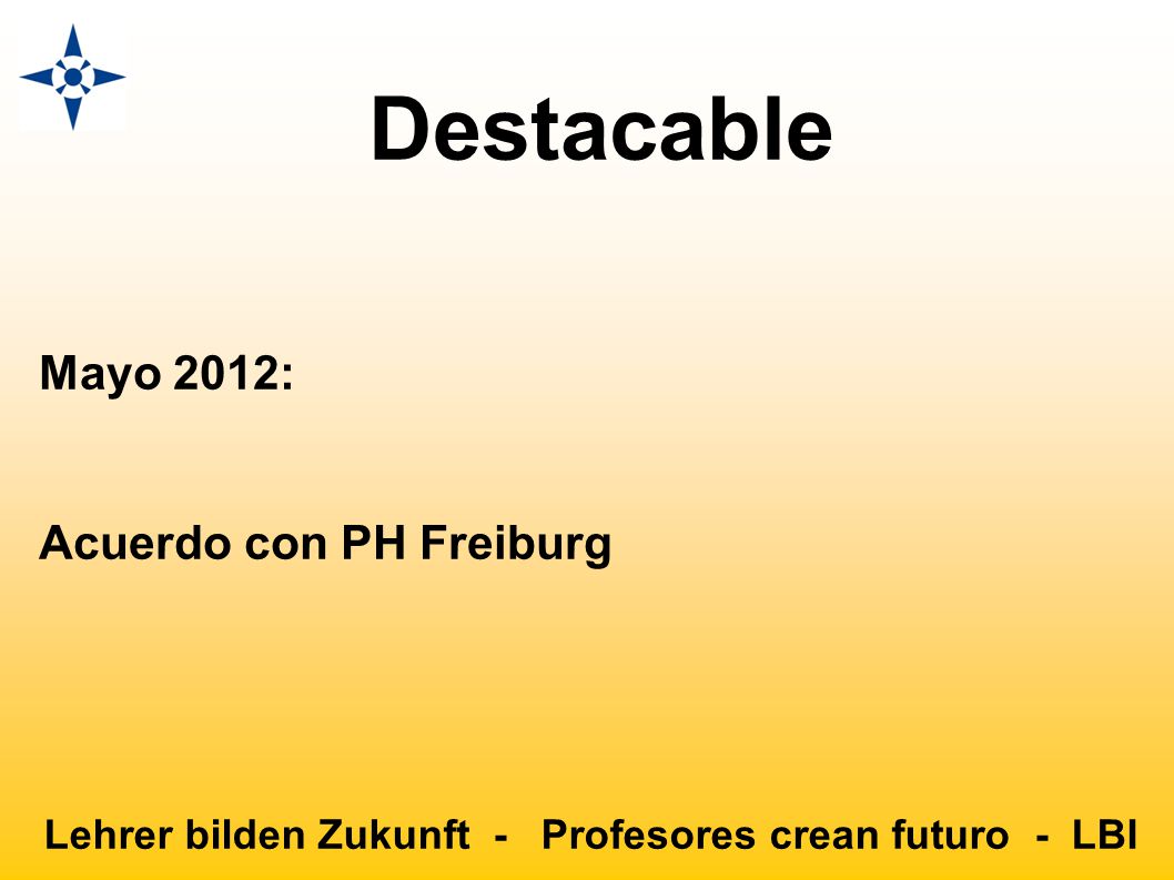 Lehrer bilden Zukunft - Profesores crean futuro - LBI