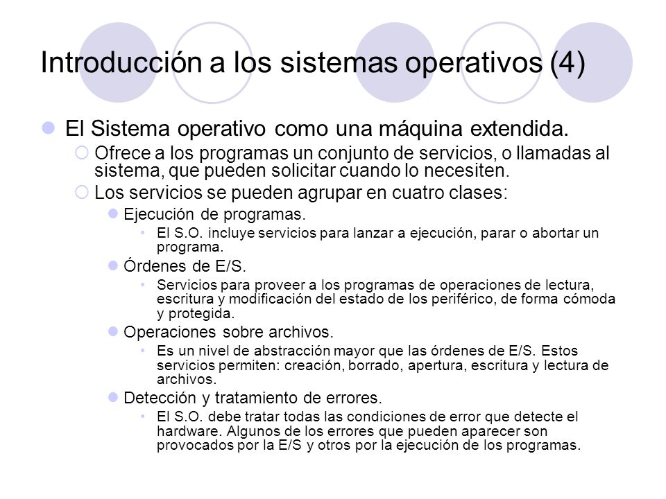 Introducción a los sistemas operativos (4)