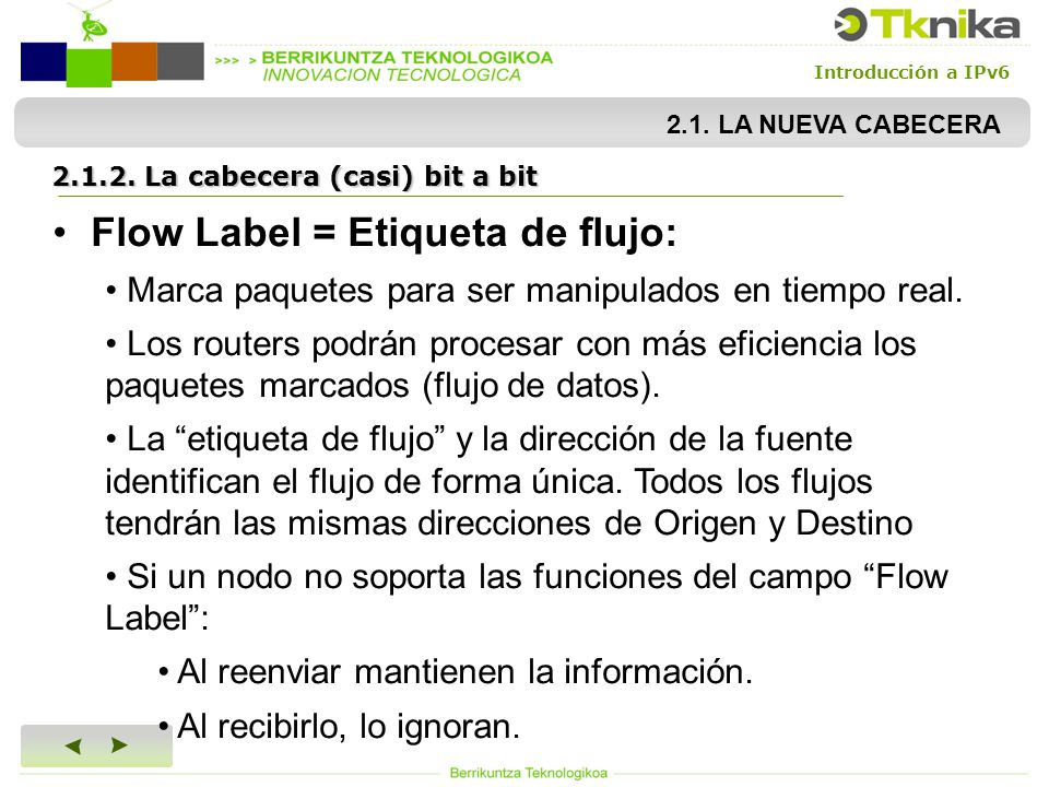 Flow Label = Etiqueta de flujo: