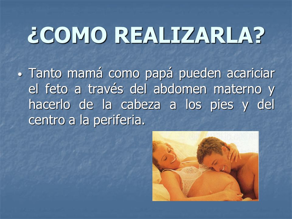 ¿COMO REALIZARLA