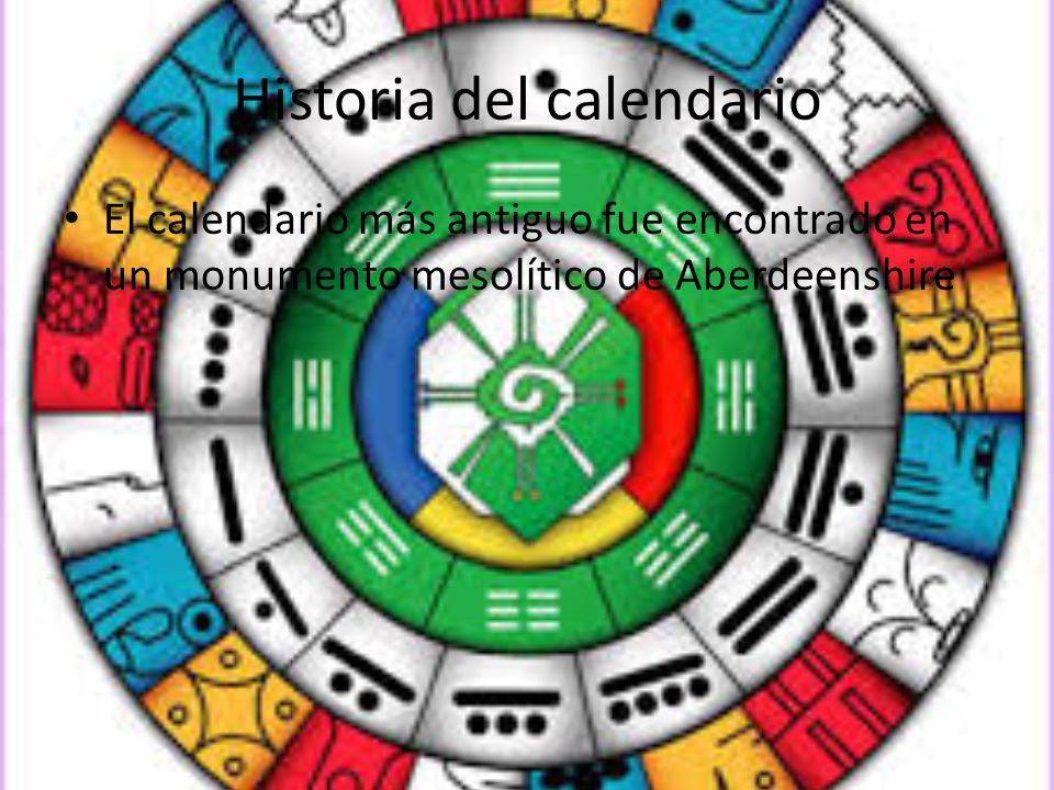 Historia del calendario