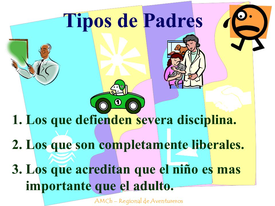 Tipos de Padres Los que defienden severa disciplina.