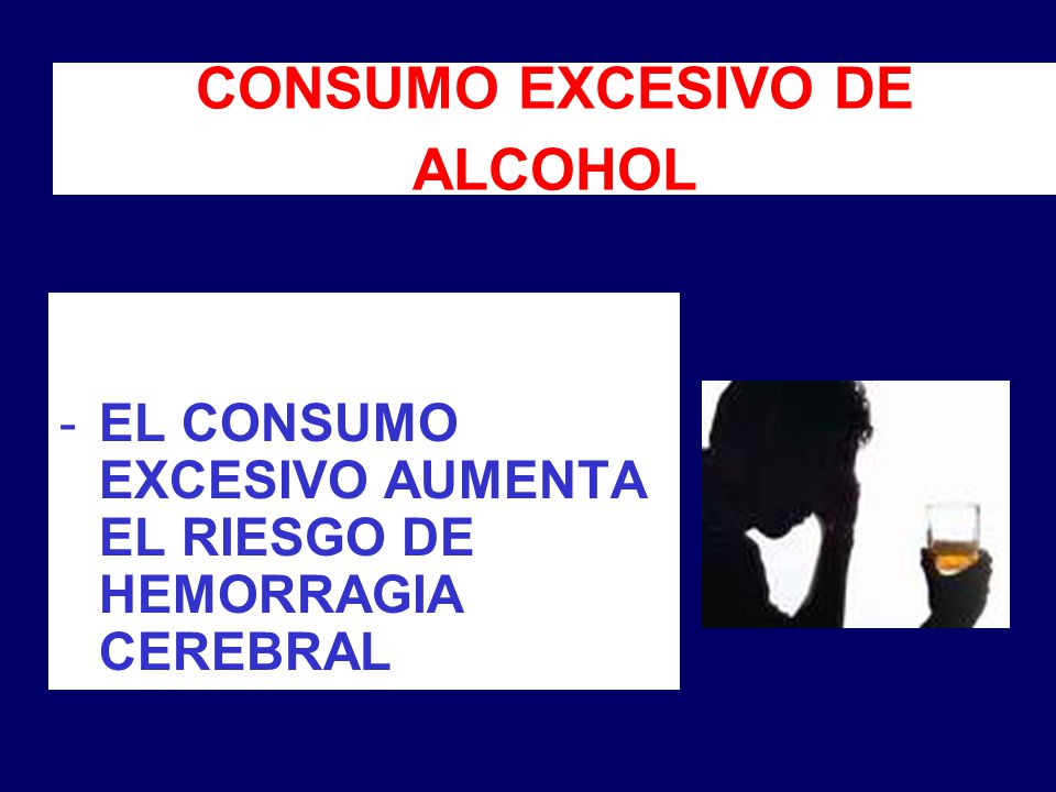 CONSUMO EXCESIVO DE ALCOHOL
