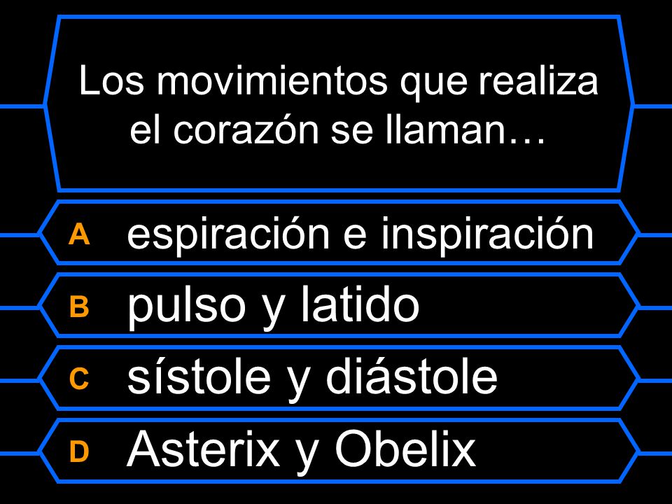 Los movimientos que realiza el corazón se llaman…