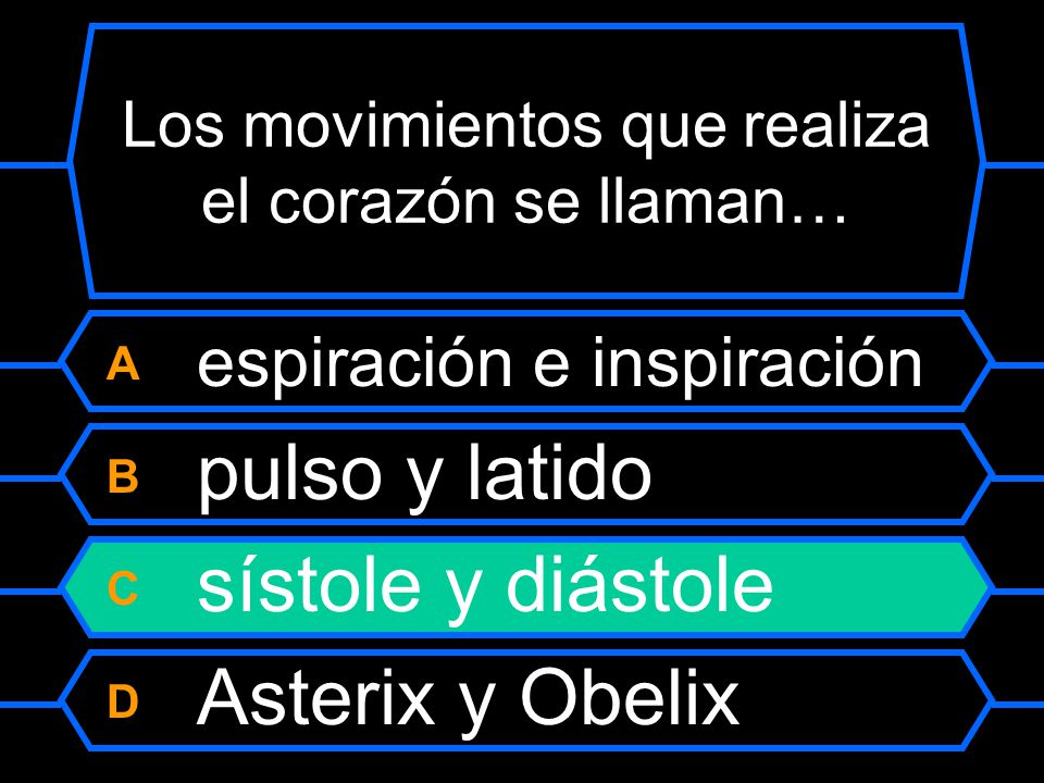 Los movimientos que realiza el corazón se llaman…