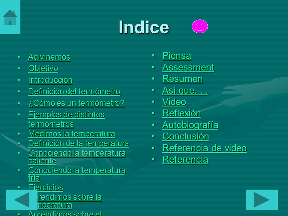 Indice Piensa Assessment Resumen Así que. . . Video Reflexión