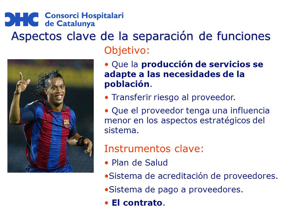 Aspectos clave de la separación de funciones