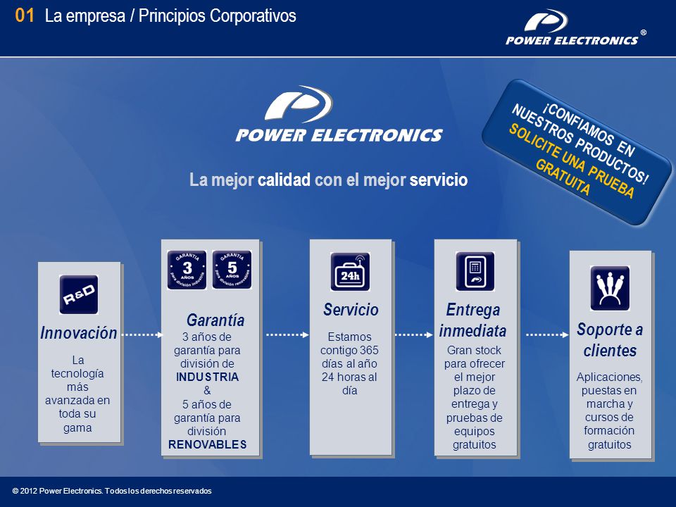 01 La empresa / Principios Corporativos