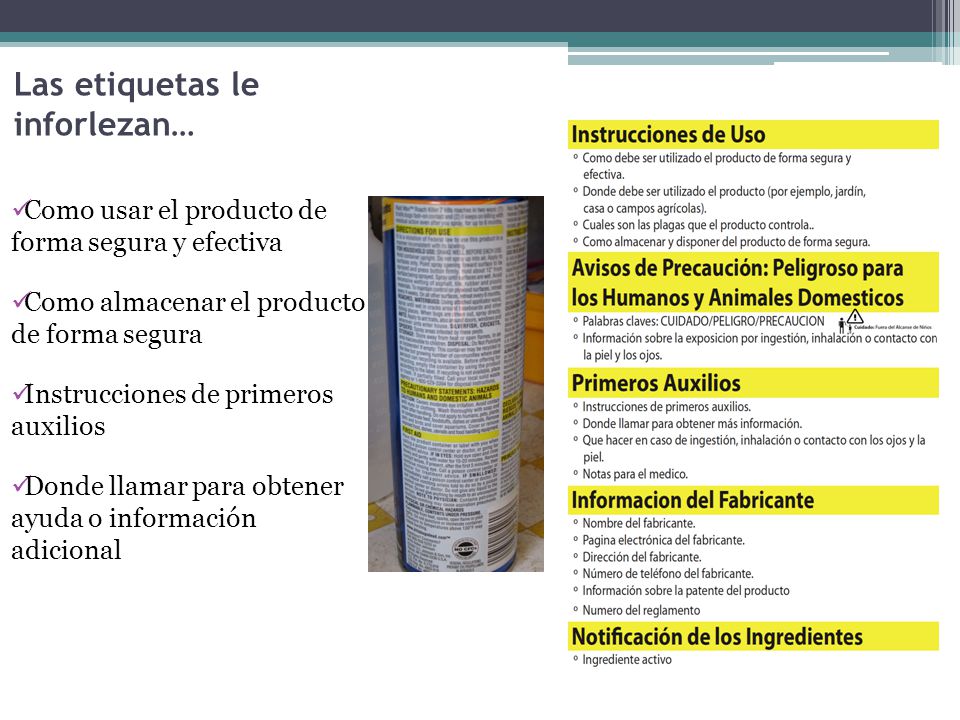 Las etiquetas le inforlezan…