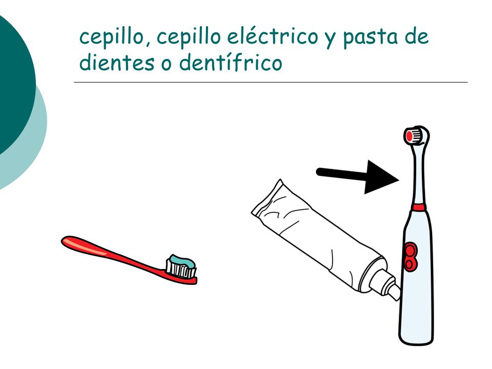 cepillo, cepillo eléctrico y pasta de dientes o dentífrico